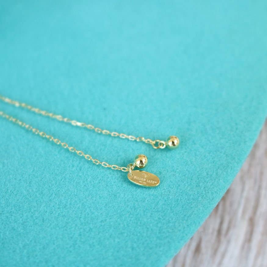 14K Gold Plated Horseshoe Chain Hat Band - Image 7