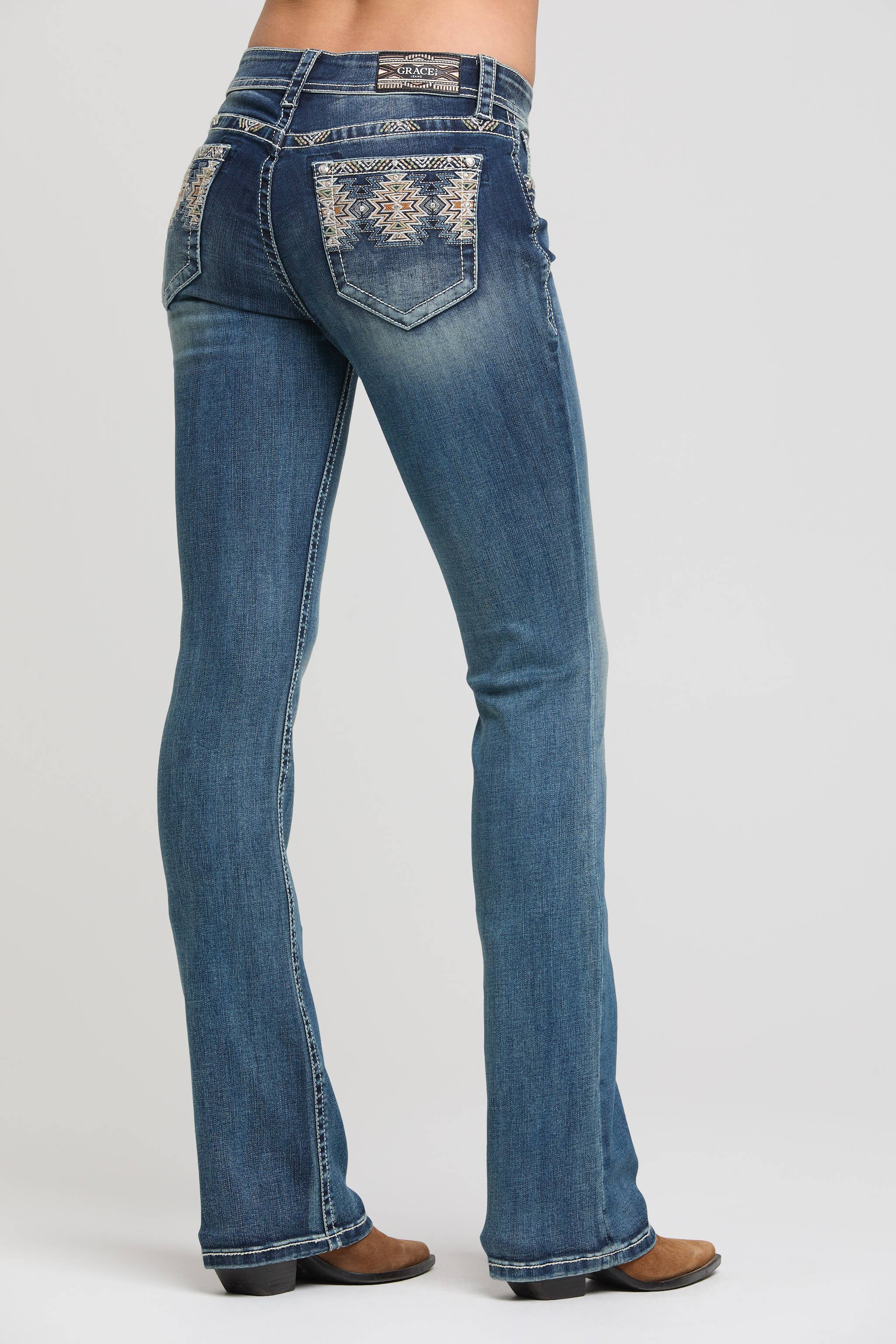 3 Diamonds Modify Mid-Rise Boot Cut 34" | EB-81810 - Image 6