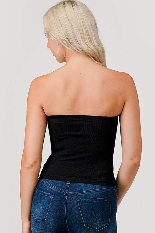 315LS RHINESTONE TRIM RIB TUBE TOP - Image 5