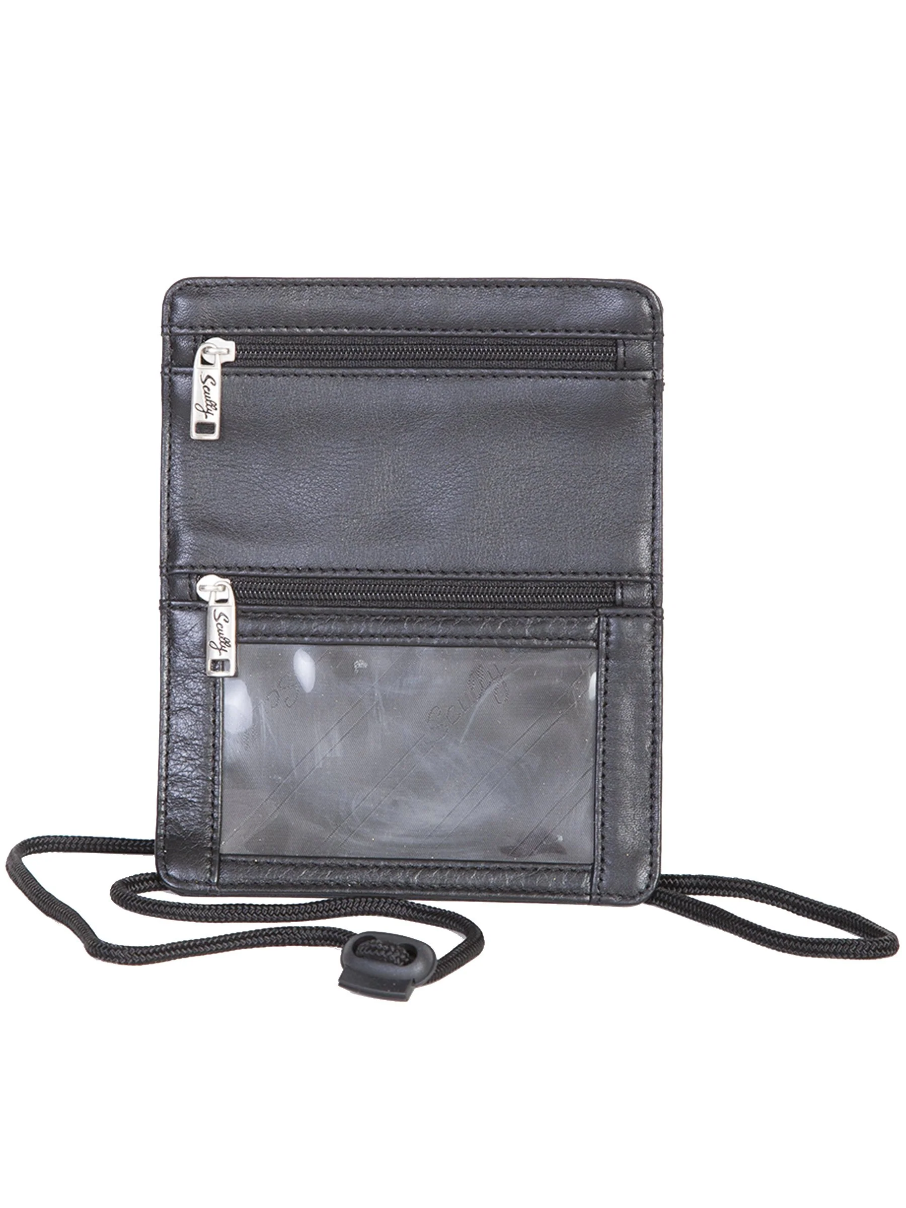 SCULLY BLACK AIRPORT ID HOLDER CORD STYLE 43-11-24