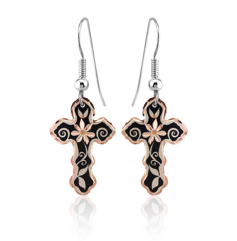 499 Cross  Design Earrings