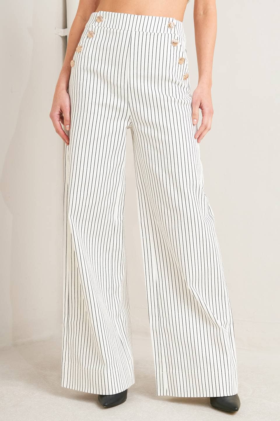 A striped woven pant - FP1861TJ - Image 2