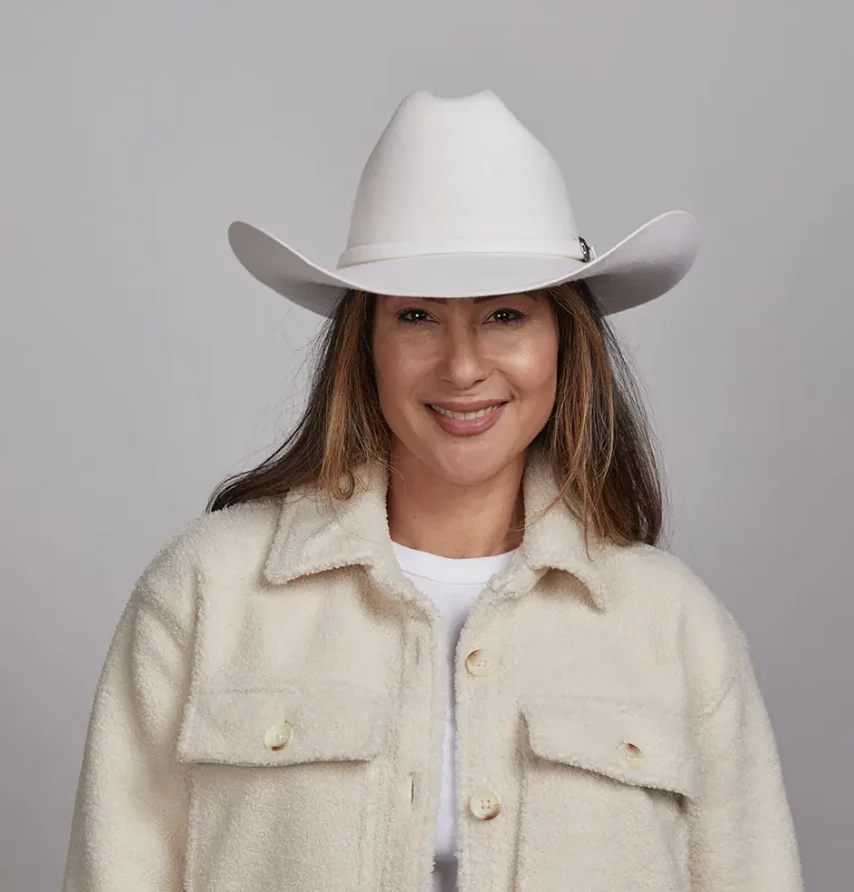 American Hat Makers Cattleman Felt Hat with Western Hat Band Style Cattleman - Image 3