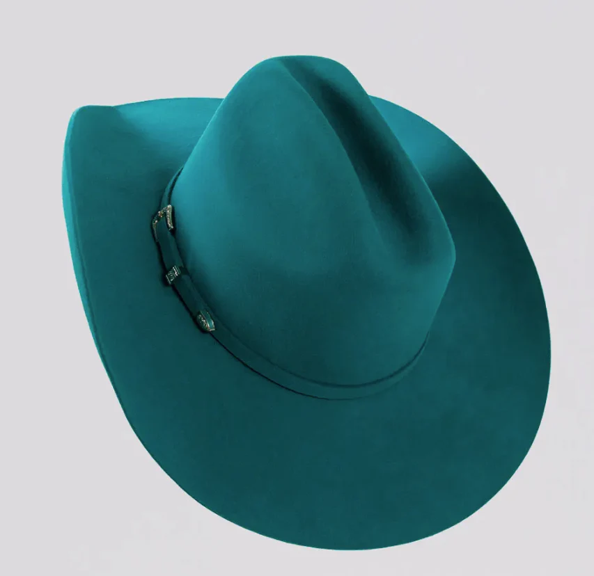 American Hat Makers Cattleman Felt Hat with Western Hat Band Style Cattleman - Image 4