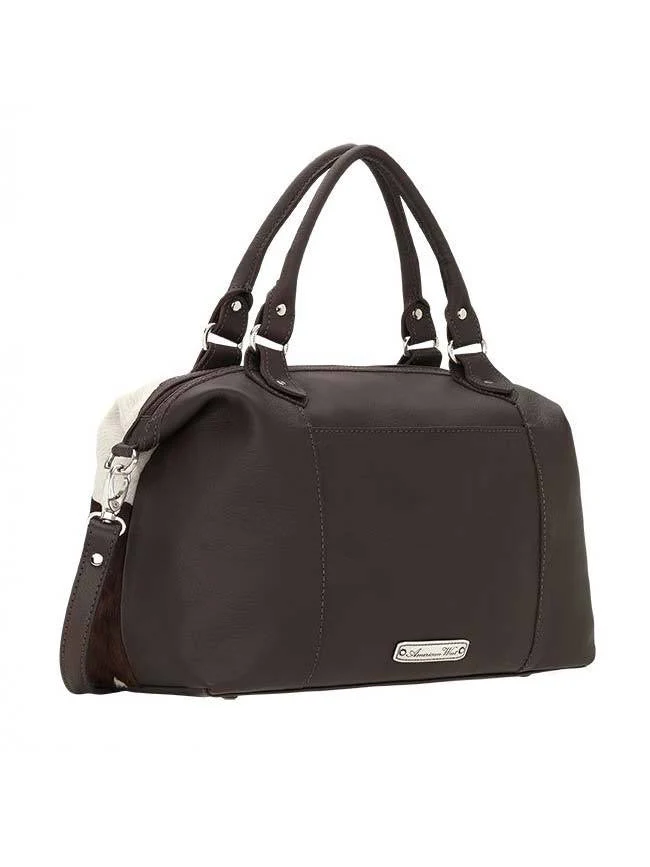 American West Cow Town Large Zip-Top Convertible Satchel Style 4150227 - Image 4