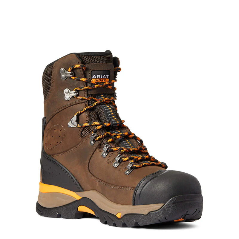 Ariat Endeavor 8" Waterproof Carbon Toe Work Boot Style 10038373 - Image 3