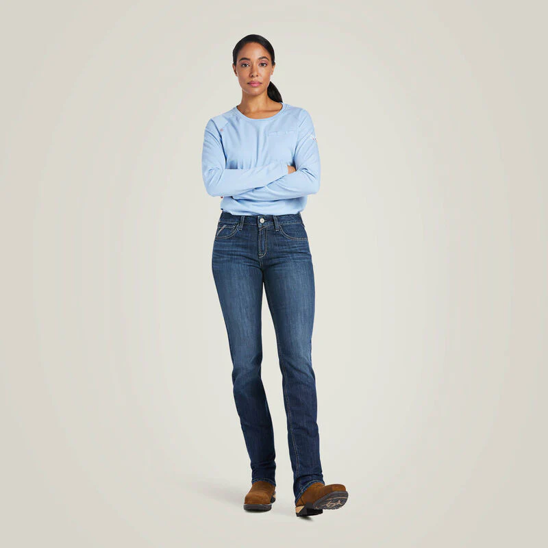 Ariat FR Perfect Rise DuraStretch Avelynn Slim Leg Jean Style 10039658 - Image 3