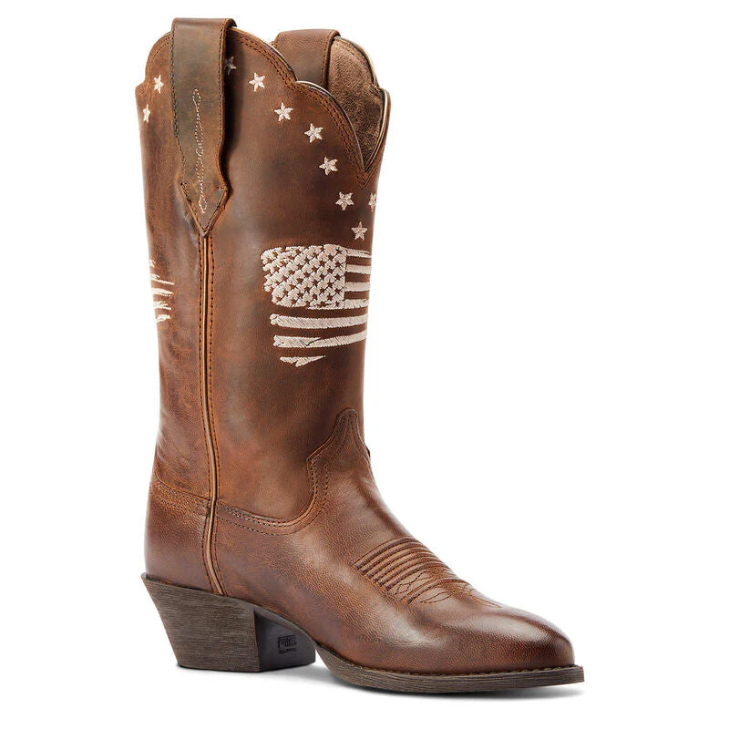 Ariat Heritage R Toe Liberty StretchFit Western Ladies Boot Style 10044541 - Image 6