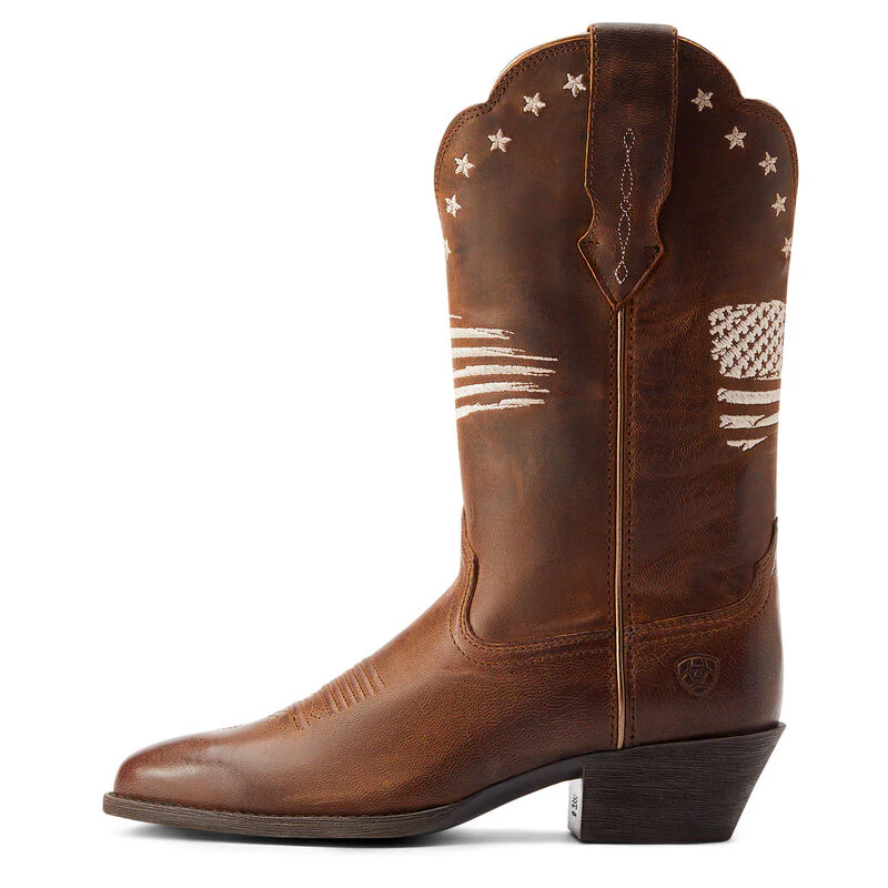 Ariat Heritage R Toe Liberty StretchFit Western Ladies Boot Style 10044541 - Image 7