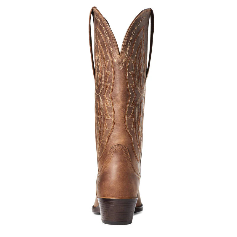 Ariat Heritage X Toe Elastic Wide Calf Western Boot Style 10036047 - Image 4