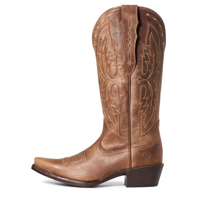 Ariat Heritage X Toe Elastic Wide Calf Western Boot Style 10036047 - Image 5