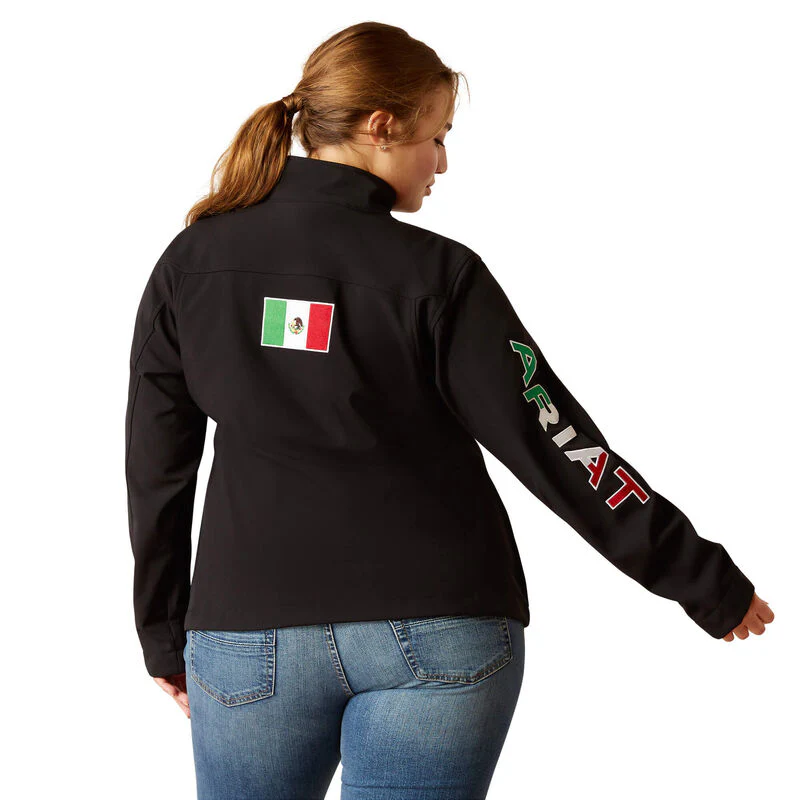Ariat Ladies Classic Team Softshell MEXICO Jacket Style 10031428 - Image 5