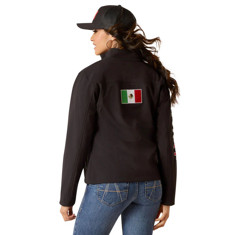 Ariat Ladies Classic Team Softshell MEXICO Jacket Style 10031428 - Image 6