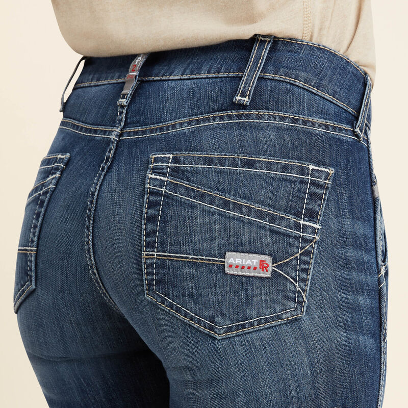 Ariat Ladies FR Perfect Rise DuraLight Stretch Cell Phone Straight Jean Style 10043155 - Image 4
