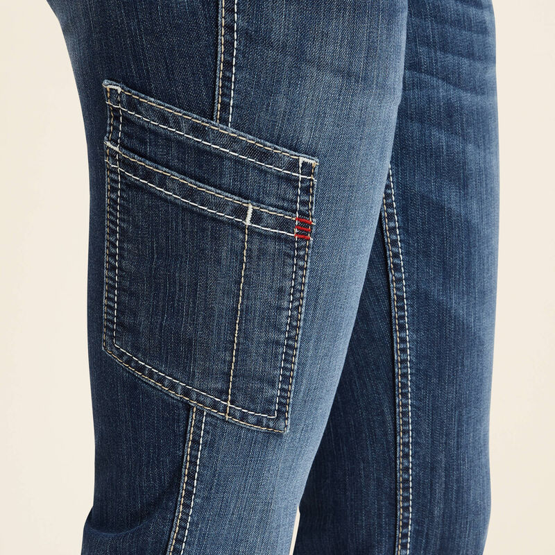 Ariat Ladies FR Perfect Rise DuraLight Stretch Cell Phone Straight Jean Style 10043155 - Image 6