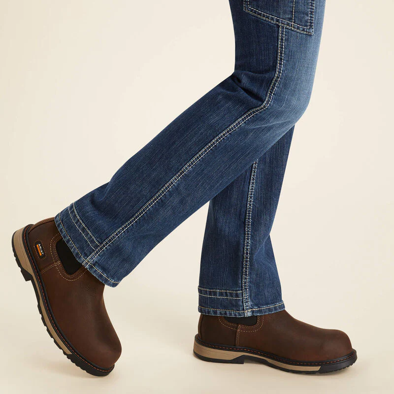 Ariat Ladies FR Perfect Rise DuraLight Stretch Cell Phone Straight Jean Style 10043155 - Image 7