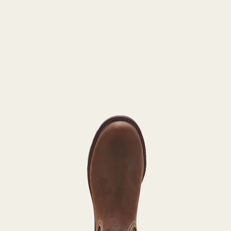 Ariat Mens Groundbreaker Chelsea Waterproof Steel Toe Work Boot Style 10024983 - Image 4