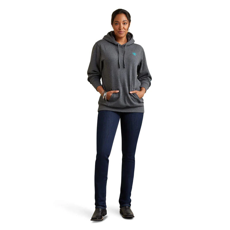 Ariat Ladies Logo Hoodie Style 10040811 - Image 6