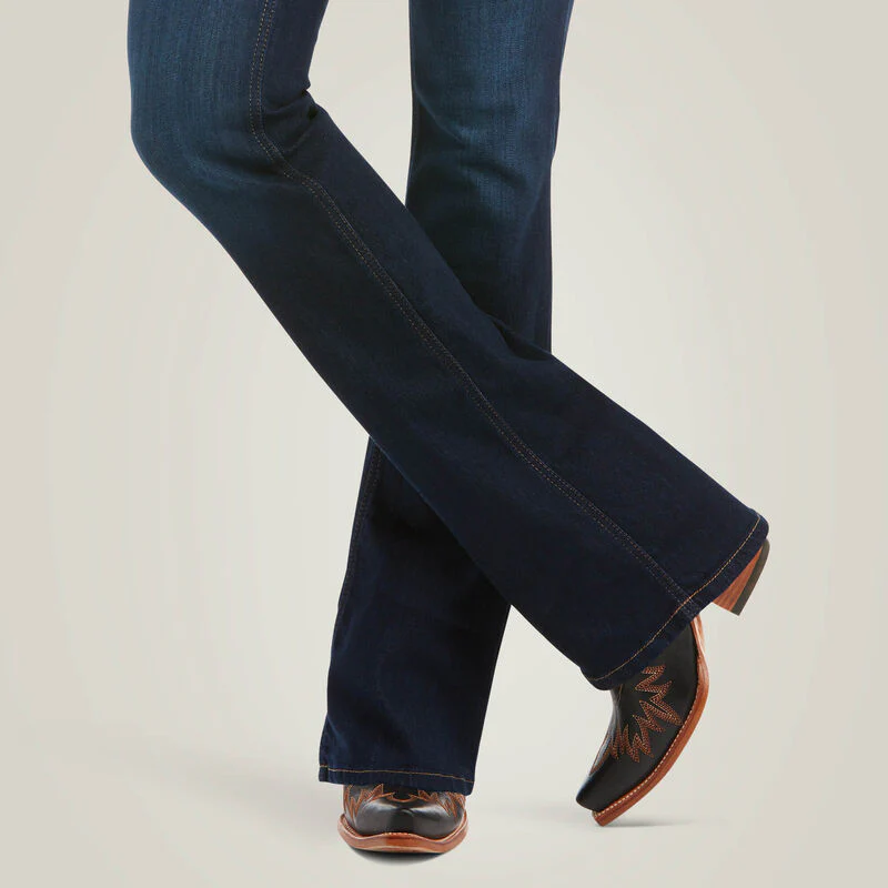 Ariat Ladies R.E.A.L. High Rise Ballary Boot Cut Jean Style 10036813 - Image 4