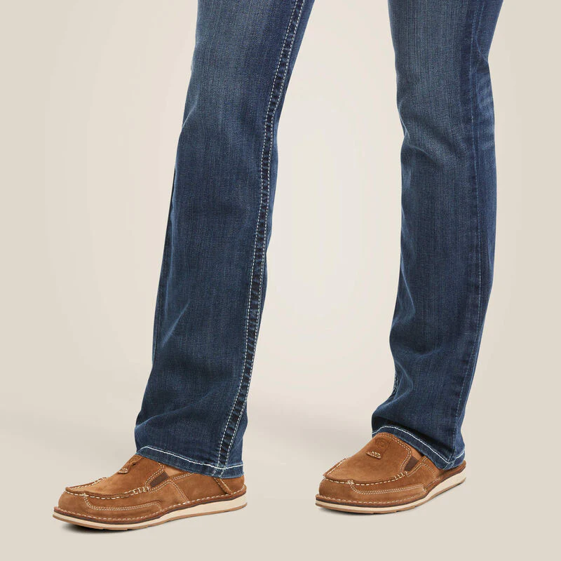 Ariat Ladies R.E.A.L. Mid Rise Stretch Ivy Stackable Straight Leg Style 10024300 - Image 4