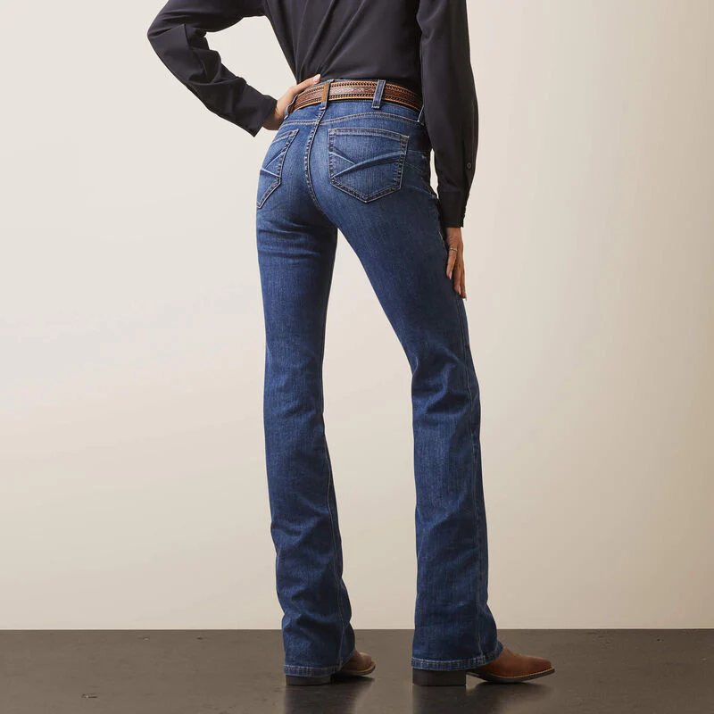 Ariat Ladies R.E.A.L. Perfect Rise Leila Boot Cut Jean Style 10043146 - Image 2