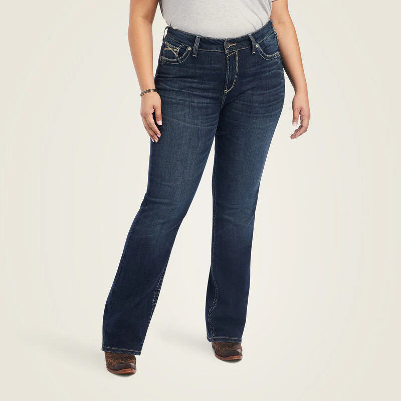 Ariat Ladies R.E.A.L. Perfect Rise Lexie Boot Cut Jean Style 10041059 - Image 2