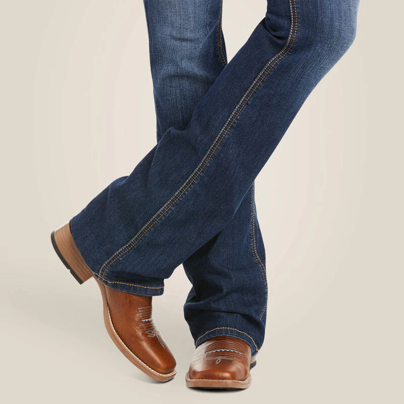 Ariat Ladies R.E.A.L. Perfect Rise Stretch Rosa Boot Cut Jean Style 10027713 - Image 4