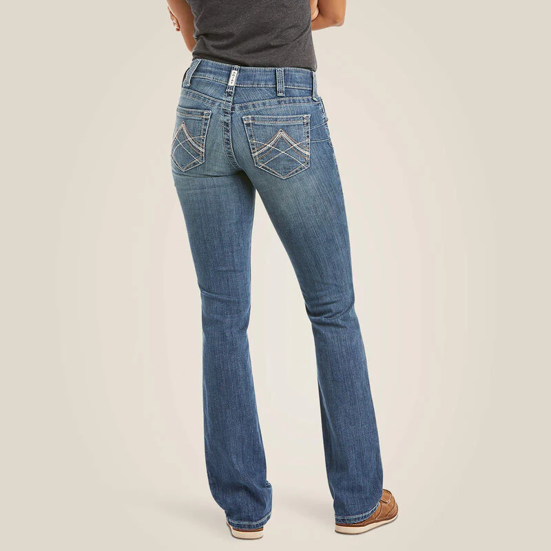 Ariat Ladies R.E.A.L. Straight Leg Jean Style 10017217 - Image 2