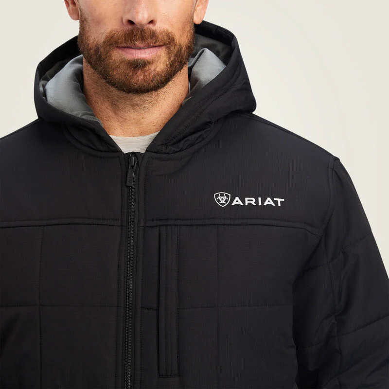 Ariat Mens Crius Hooded Insulated Jacket Style 10041649 - Image 4