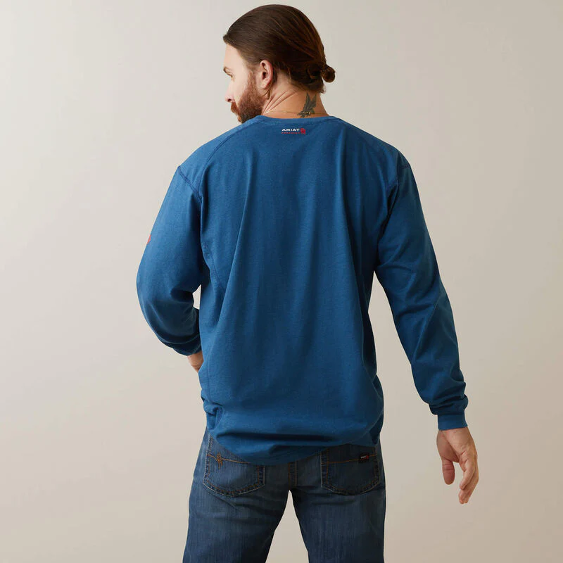Ariat Mens FR Air Crew Long Sleeve T-Shirt Style 10043469 - Image 2