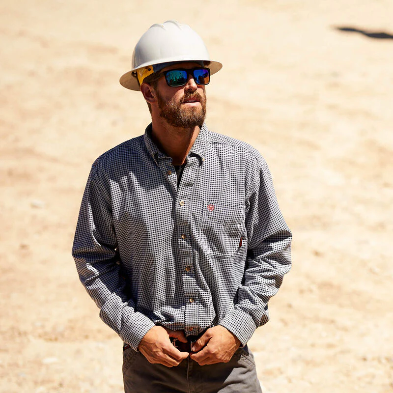 Ariat Mens FR Basic Work Shirt Style 10013513 - Image 2