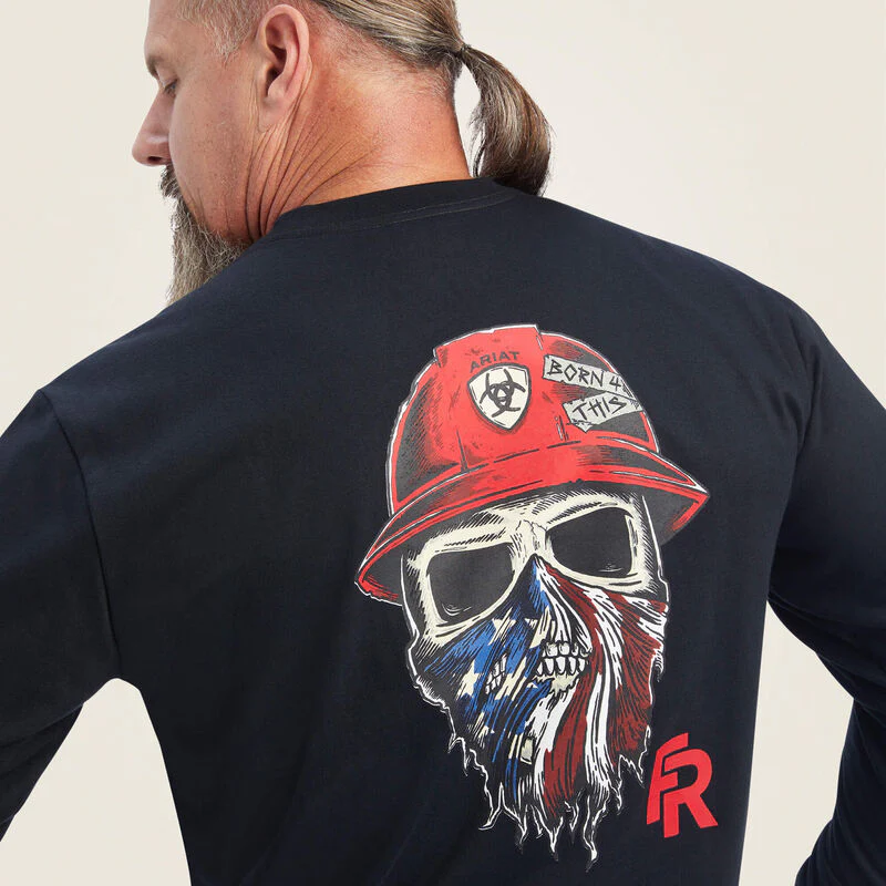 Ariat Mens FR Born For This T-Shirt Style 10041479 - Image 5
