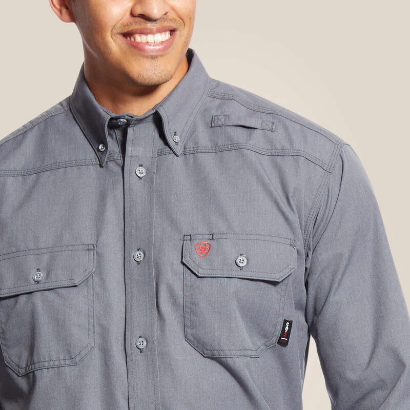 Ariat Mens FR Featherlight Work Shirt Style 10025429 - Image 2