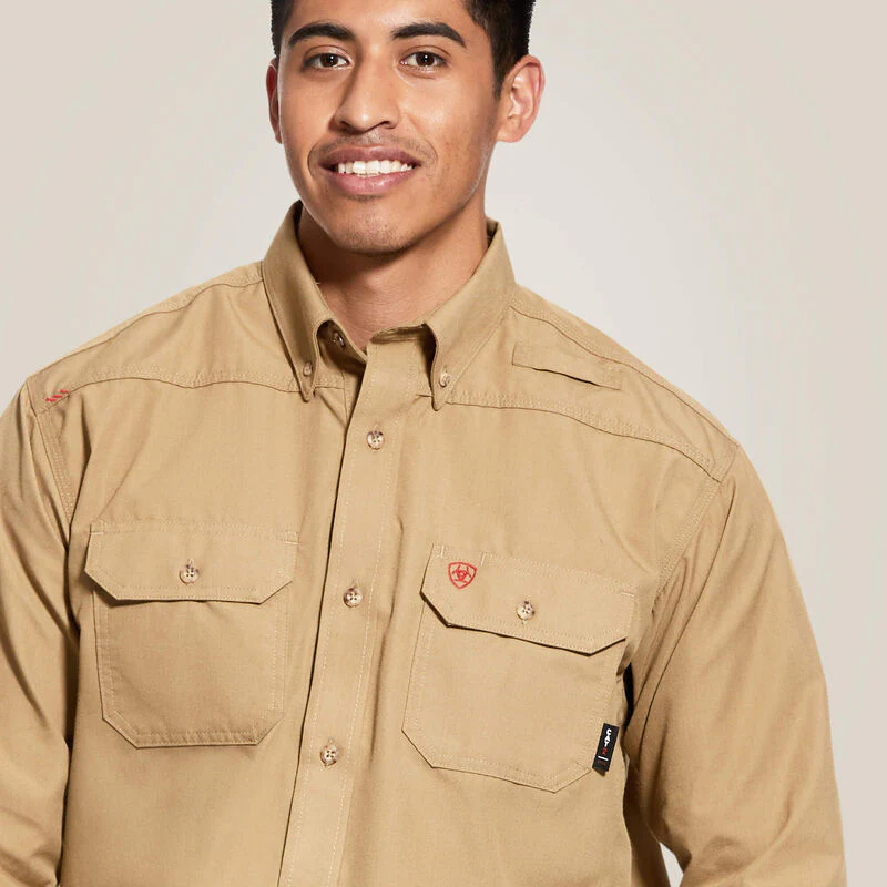 Ariat Mens FR Featherlight Work Shirt Style 10031015 - Image 2