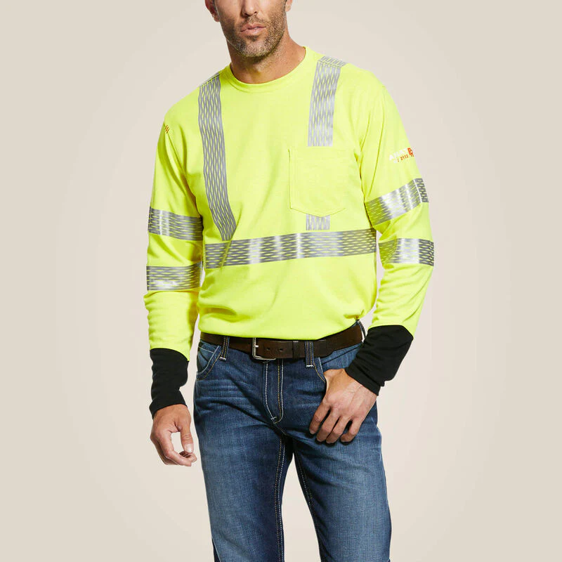 Ariat Mens FR Hi-Vis T-Shirt Style 10025432 - Image 4