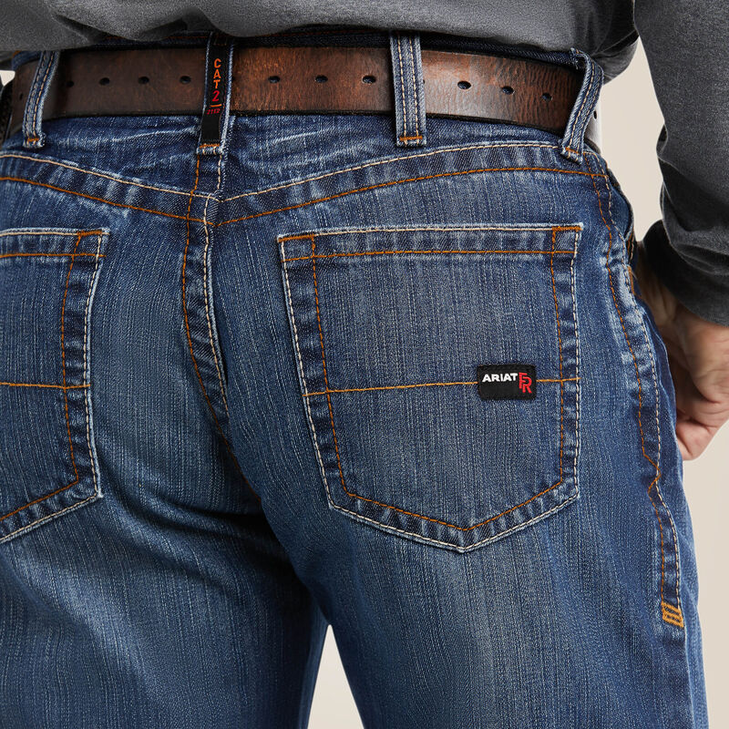 Ariat Mens FR M3 Loose Basic Stackable Straight Leg Jean Style 10014449 - Image 5