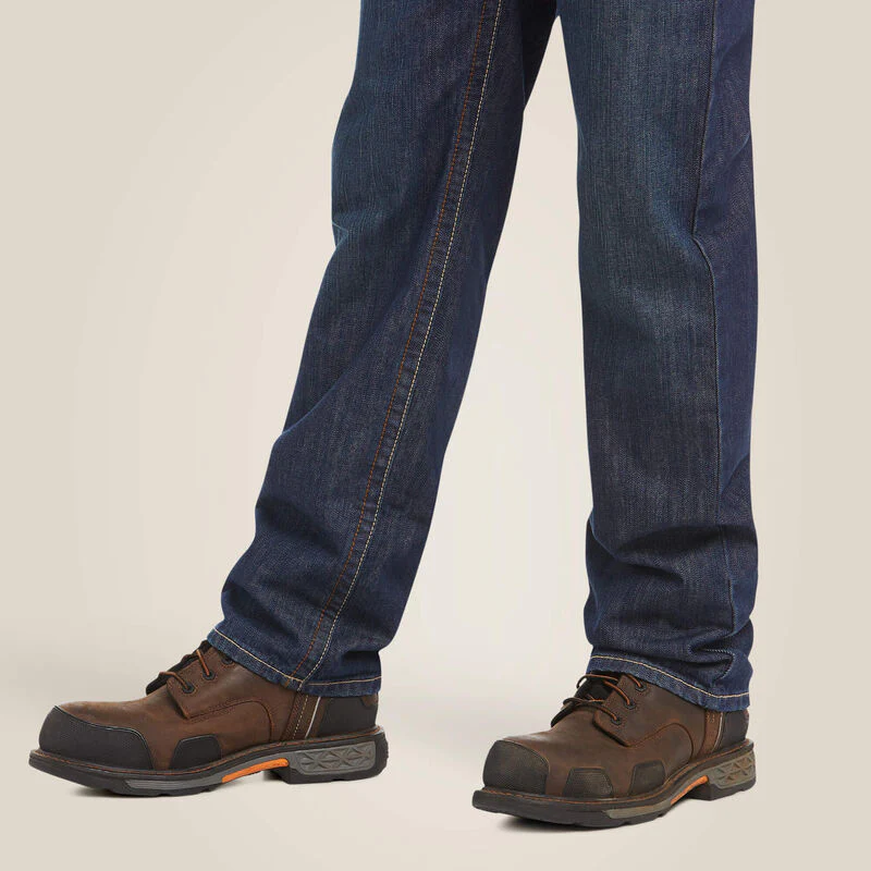 Ariat Mens FR M3 Loose Basic Stackable Straight Leg Jean Style 10014450 - Image 5
