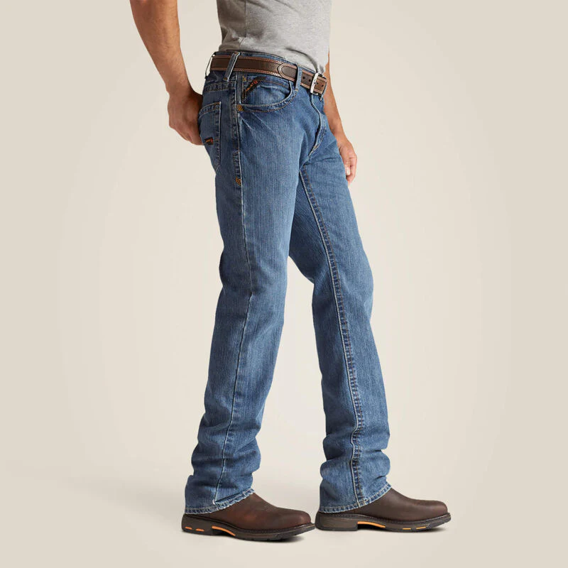 Ariat Mens FR M4 Relaxed Basic Boot Cut Jean Style 10012552 - Image 4