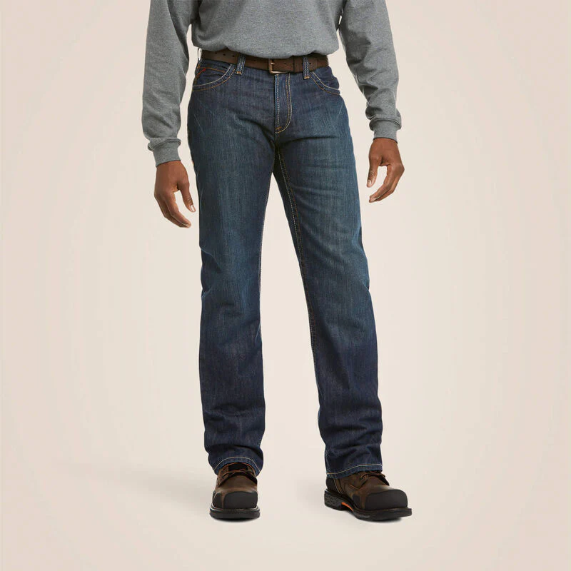 Ariat Mens FR M4 Relaxed Basic Boot Cut Jean Style 10012555 - Image 2