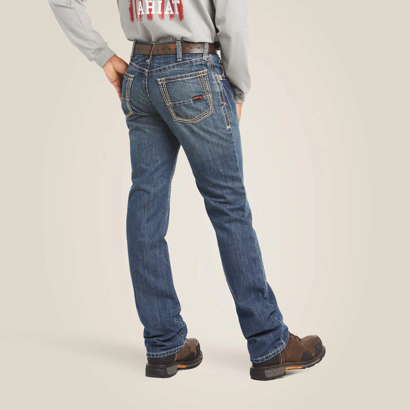 Ariat Mens FR M4 Relaxed Boundary Boot Cut Jean Style 10016173 - Image 2