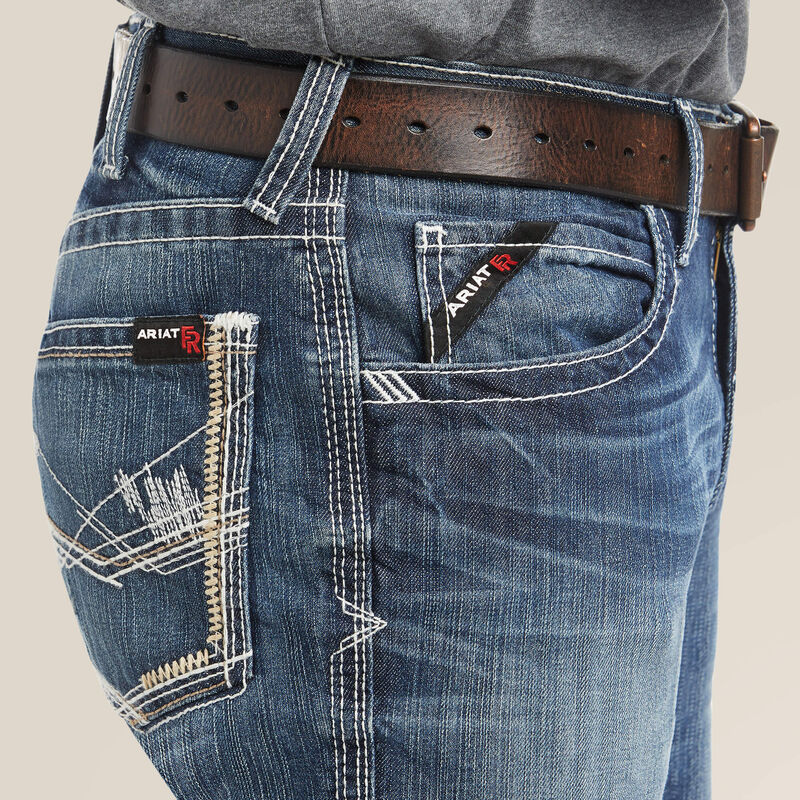 Ariat Mens FR M4 Relaxed Ridgeline Boot Cut Jean Style 10018365 - Image 4