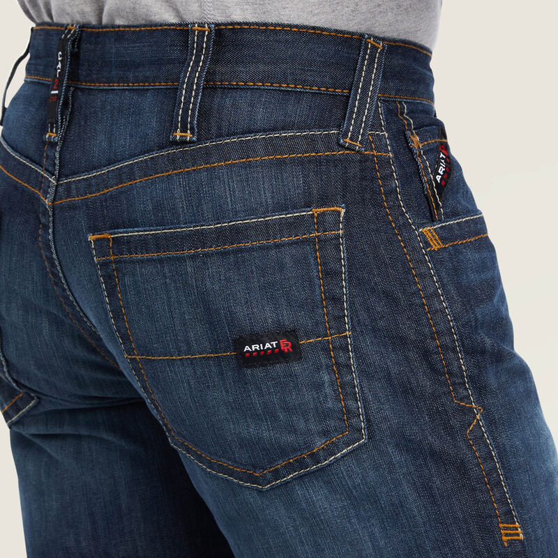 Ariat Mens FR M5 Straight DuraLight Stretch Basic Straight Leg Jean Style 10041118 - Image 5