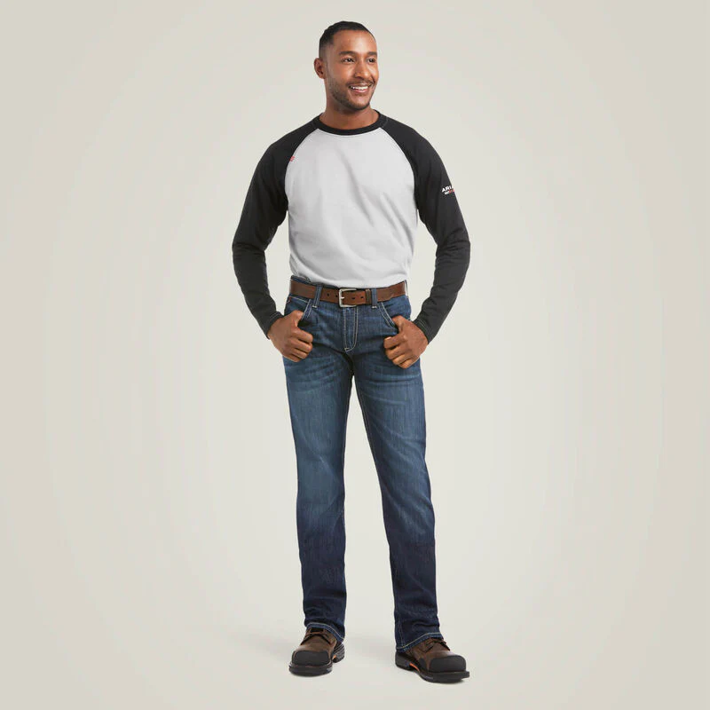 Ariat Mens FR M5 Straight DuraLight Stretch Coltrane Straight Leg Jean Style 10036687 - Image 3