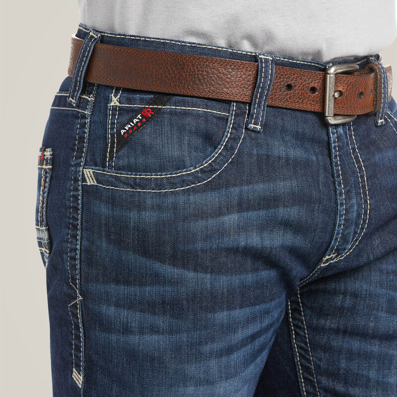 Ariat Mens FR M5 Straight DuraLight Stretch Coltrane Straight Leg Jean Style 10036687 - Image 5