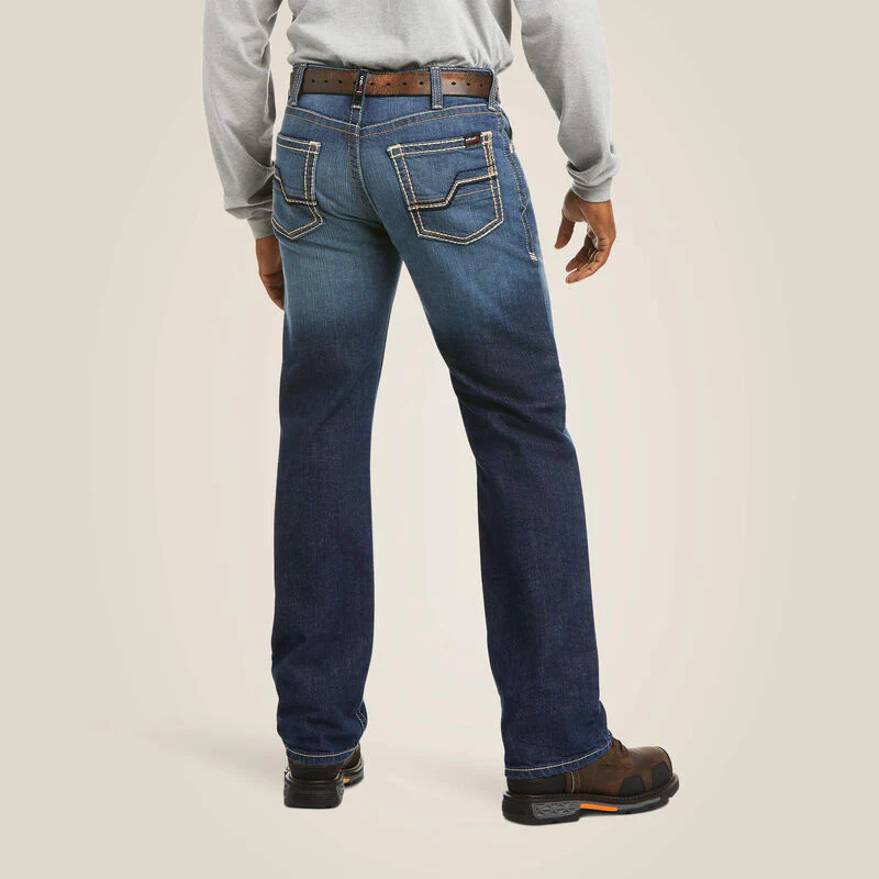 Ariat Mens FR M5 Straight DuraStretch Truckee Stackable Straight Leg Jean Style 10026004 - Image 2