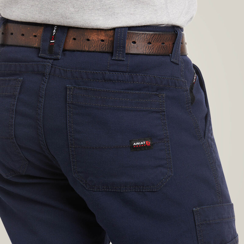 Ariat Mens FR M5 Stretch DuraLight Canvas Stackable Straight Leg Pant Style 10034648 - Image 4