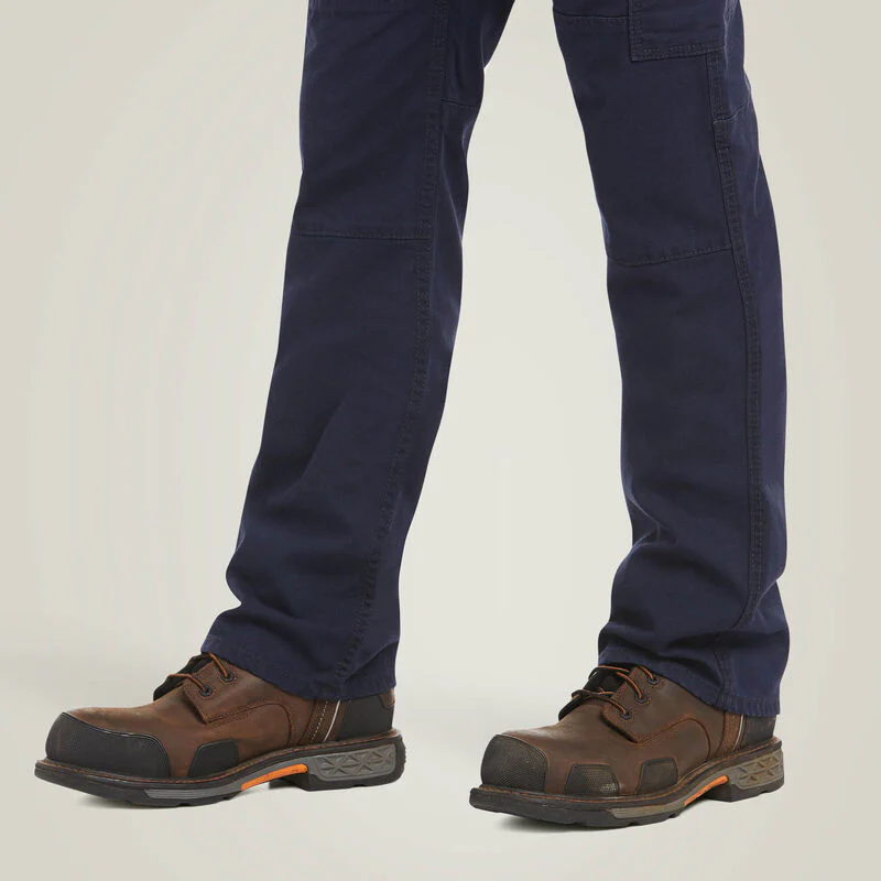 Ariat Mens FR M5 Stretch DuraLight Canvas Stackable Straight Leg Pant Style 10034648 - Image 5