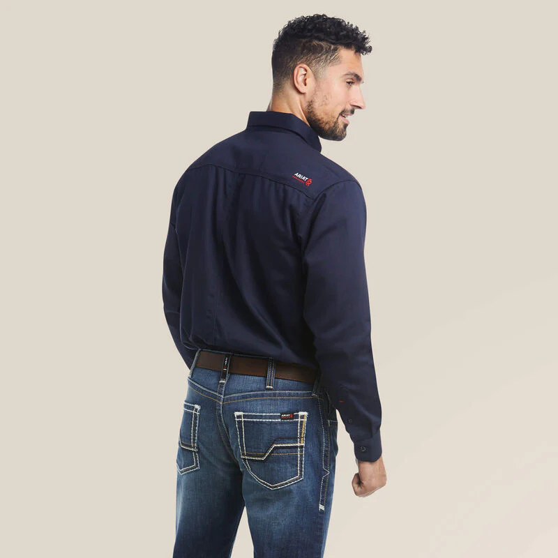 Ariat Mens FR Solid Work Shirt Style 10018816 - Image 2