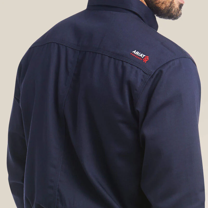 Ariat Mens FR Solid Work Shirt Style 10018816 - Image 4