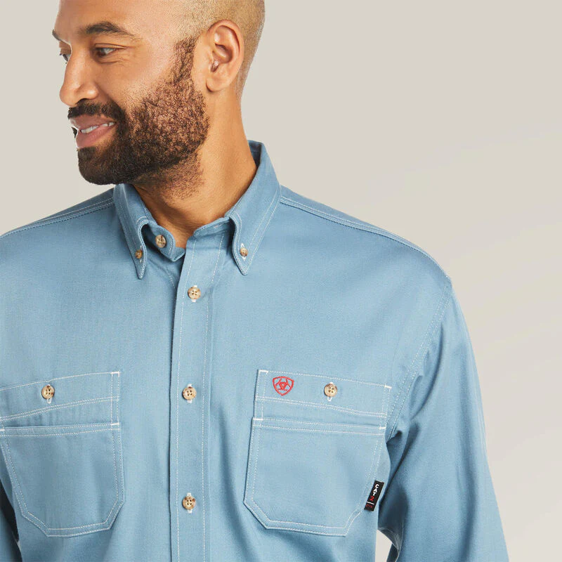 Ariat Mens FR Vented Work Shirt Style 10035433 - Image 2
